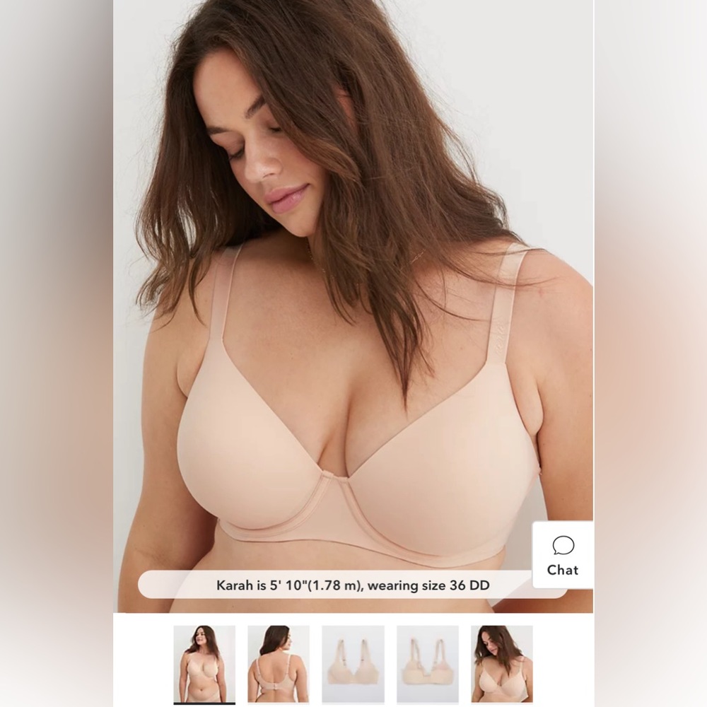 Aerie SMOOTHEZ Full Coverage Lightly Lined Bra NWT 36D